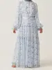 Ramadan Dubai Chiffon Modest Abaya Damen Kebaya Turkey Islam Muslim Long Dress Abayas For Women Kaftans Robe Femme Musulmane