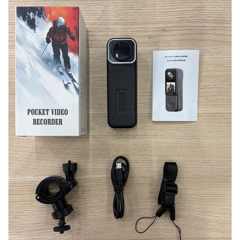 Camera's 4K 130° video groothoek WiFi zakcamera actiecamera voor en achter 2K nachtzicht fietshelm motorfietsen_voghion.com