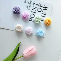 7Pcs Flower Silicone Molds 3D Rose Peony Chocolate Cake Baking Mold Handmade Candle Soap Gypsum Resin Handicraft Making Tools 5