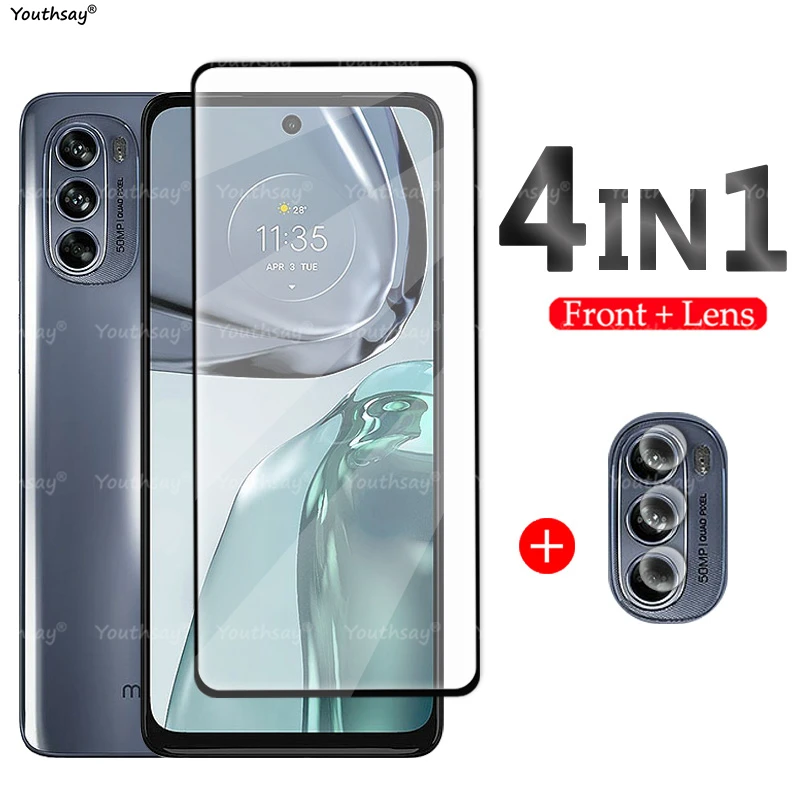 For Motorola Moto G62 Glass Moto G72 G62 5G G82 G52 G42 Tempered Glass Screen Camera Lens Protector Film For Motorola G62 Glass