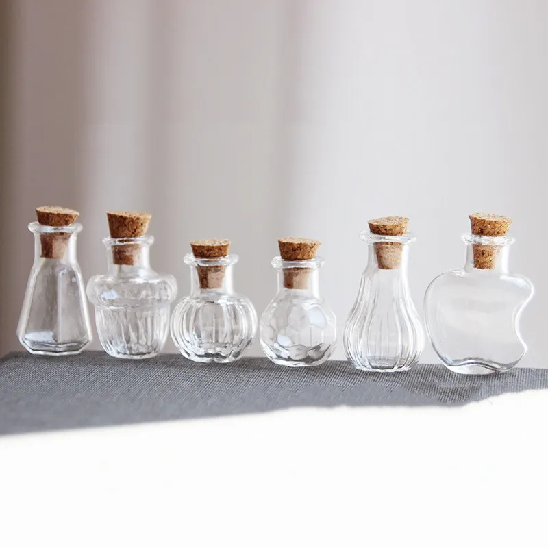 Mini Glass Wishing Bottles 3