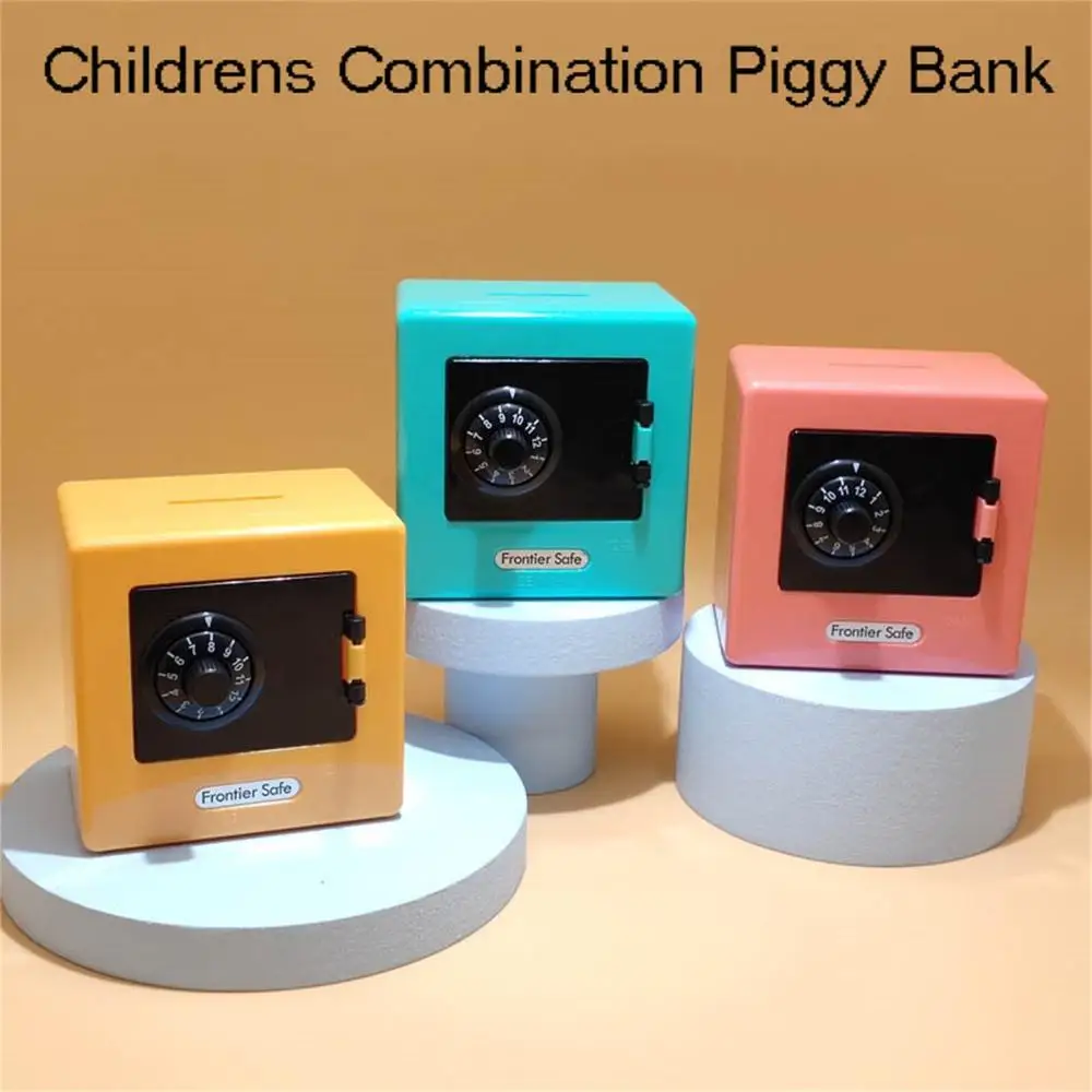 Rotate Password Piggy Bank  Combination Lock Mini Money Boxes Coin Saving Banknote Cash Piggy Deposit Safe Box Kids Gift