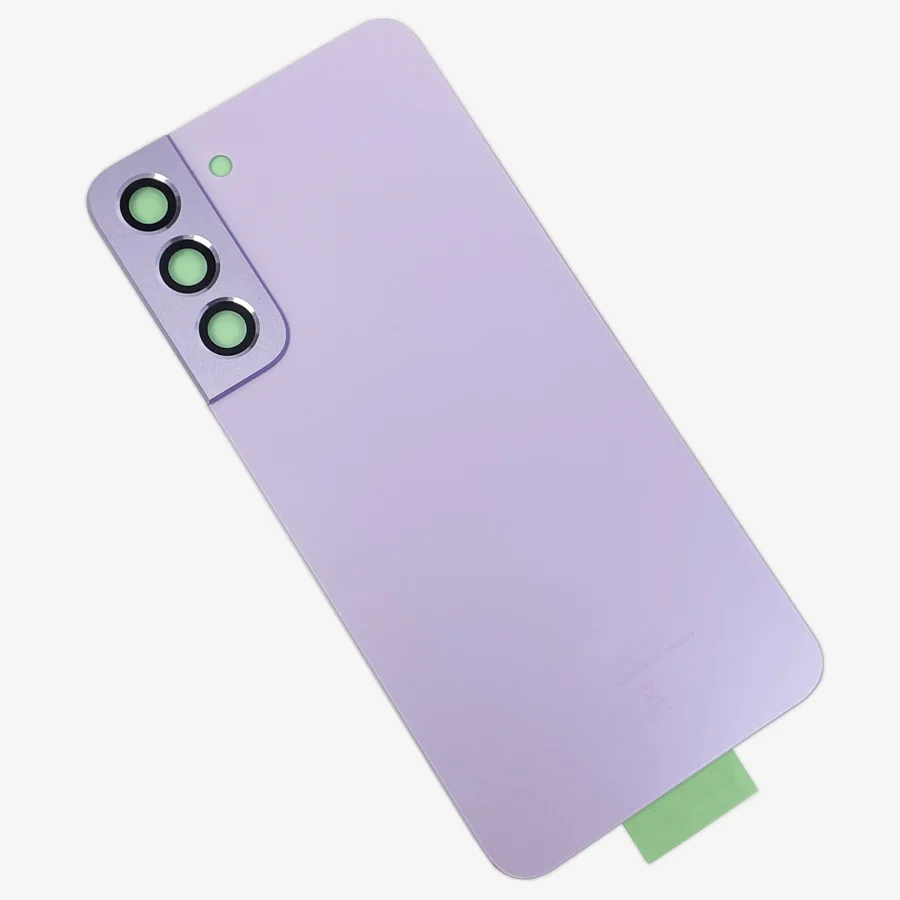 삼성 갤럭시 S22 플러스 5G S906 배터리 커버 후면 도어 하우징 패널 케이스 카메라 렌즈 부품용 S22+ 5G 후면 유리 교체