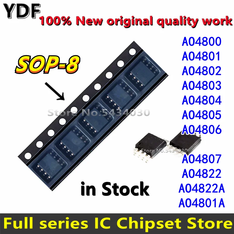 (10pcs) 100% New AO4800 AO4801 AO4802 AO4803 AO4804 AO4805 AO4806 ...