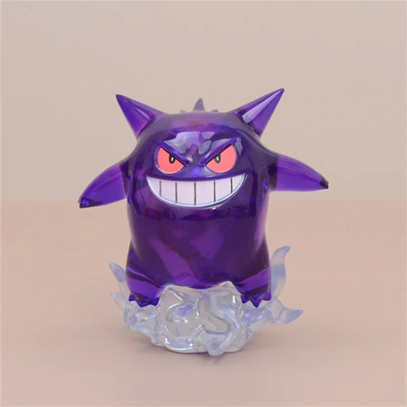 8Cm Pokemon Cloud Gengar Action Figure Toys Kawaii Figurine Cartoon Model Car Ornament Statue Decoration Gifts