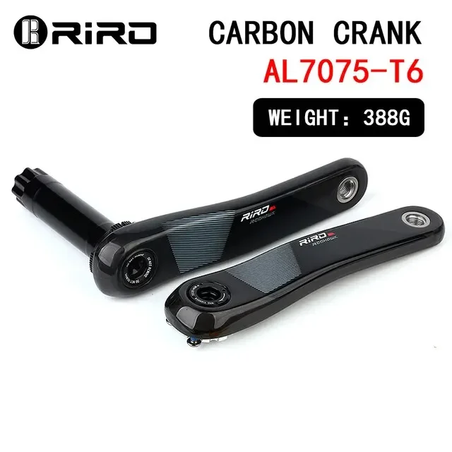 RIRO Carbon Crankset For GXP Road Bike 12 Speed Crankset