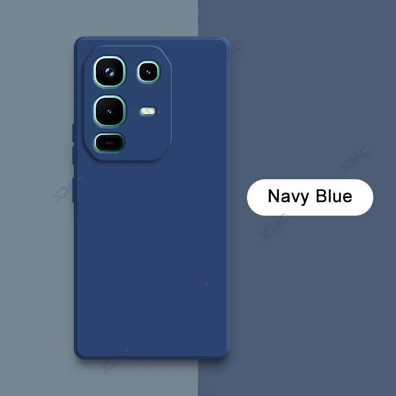 Luxury Candy Cellphone Case with Camera Protector - Soft Square Liquid Silicone Armor Coque