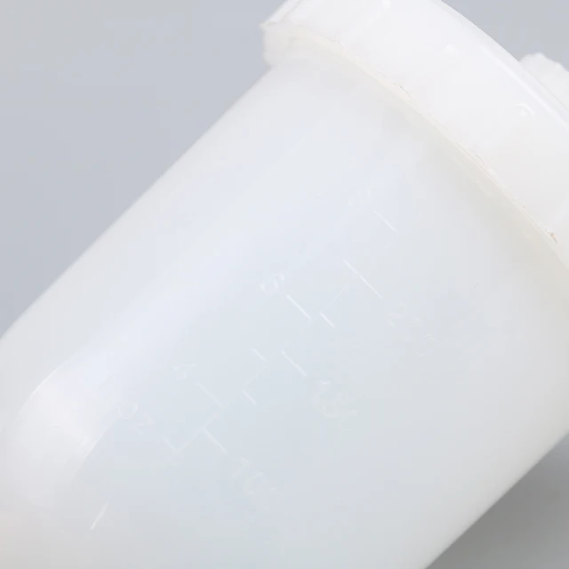 1PC 125ml,250ml,600ml Plastic Spray Paint Pot Sprayer Cup Air Gravity Feed Fastmover Thread Connector For Spray Gun Tools 4
