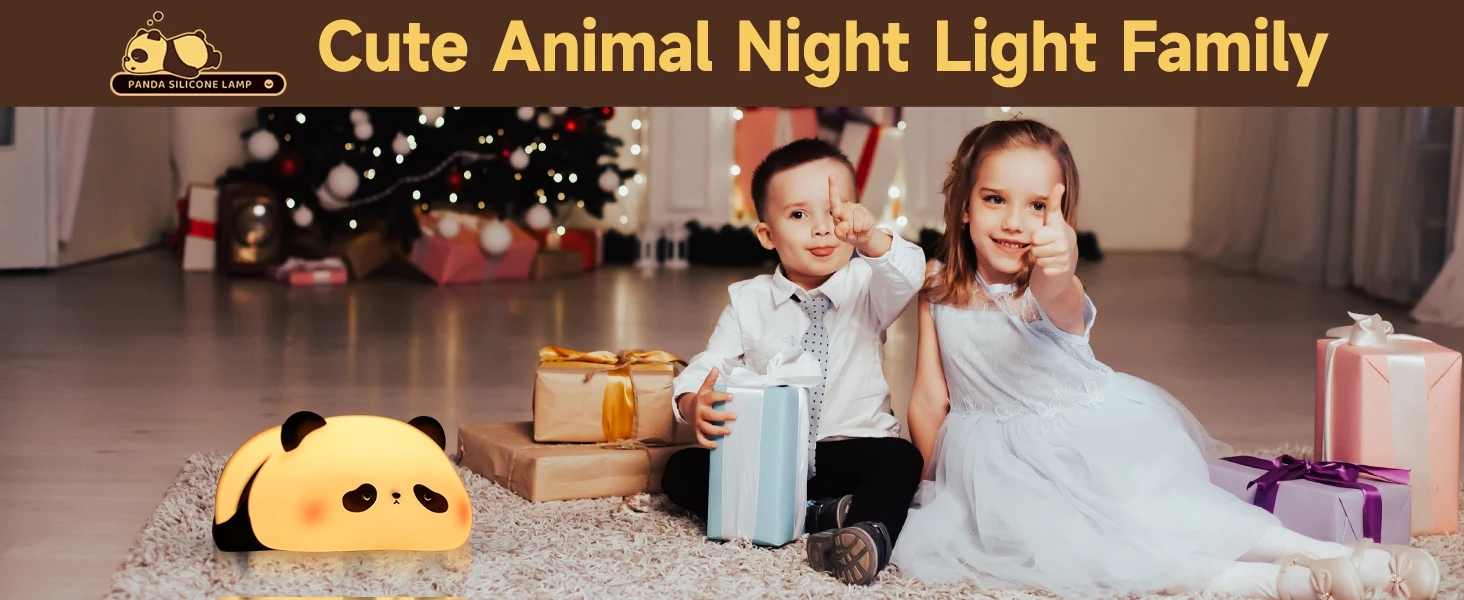 Cute Duck Lamp,Fun Lying Flat Duck/Chicken/Pig/Rabbit/Panda Night Light