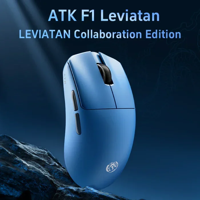 Wireless Gaming Mouse ATK Blazing Sky F1 8K Dual E-sport Mode Wireless Accessory Polling Rate Lightweight Game Custom