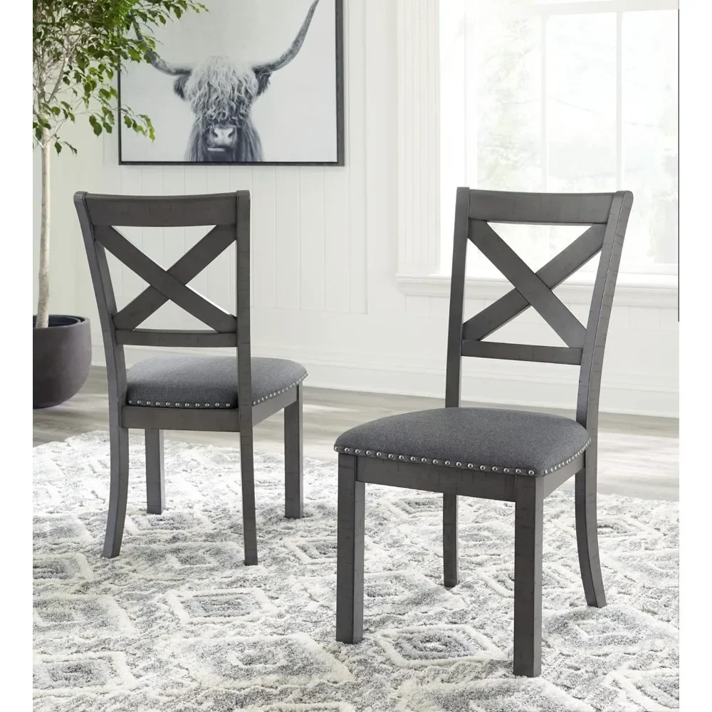 

Dining chairsModern farmhouse dining room Upholstered chairs, 2 chairs, antique grey