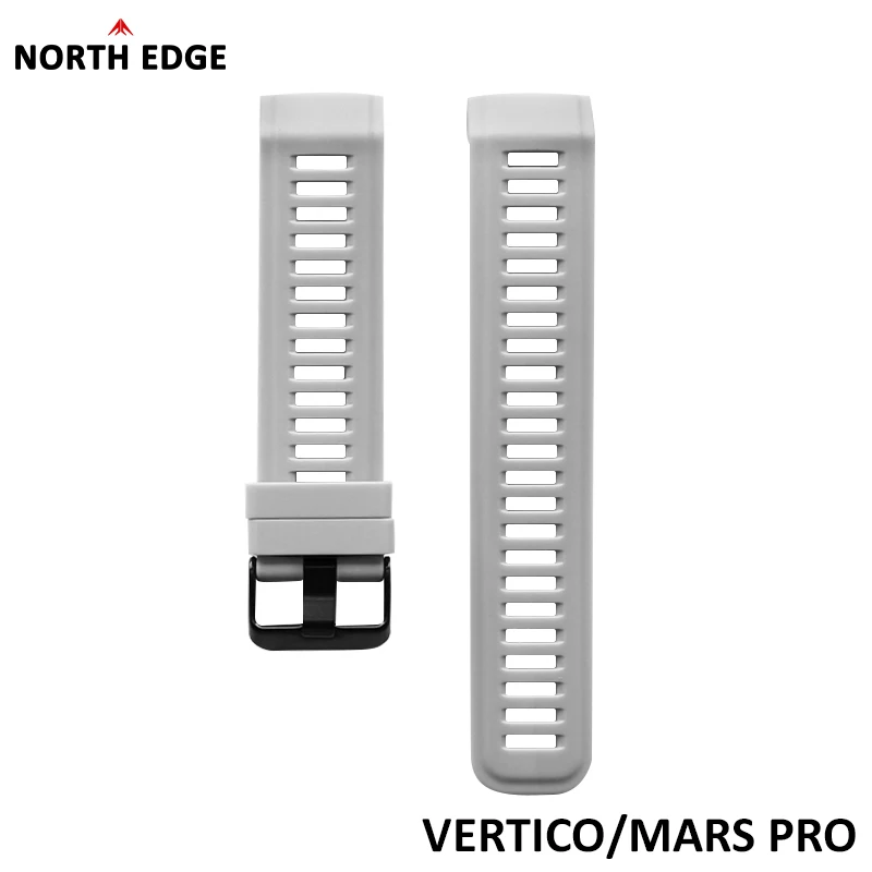 NORTH EDGE 24 mm/20 mm/22 mm Kautschukarmband, Edelstahl-Nylonarmband, anwendbar auf TRITON EVOQUE 2 GAVIA2 ALPS AK Cross Fit 3 MARS – Detail 20