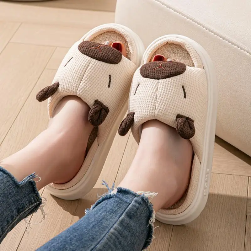 Casual Platform Slippers Women Home Spring Summer Cartoon Luxury Designer Shoes Ladies Fashion Indoor Outdoor Footwear Elegant