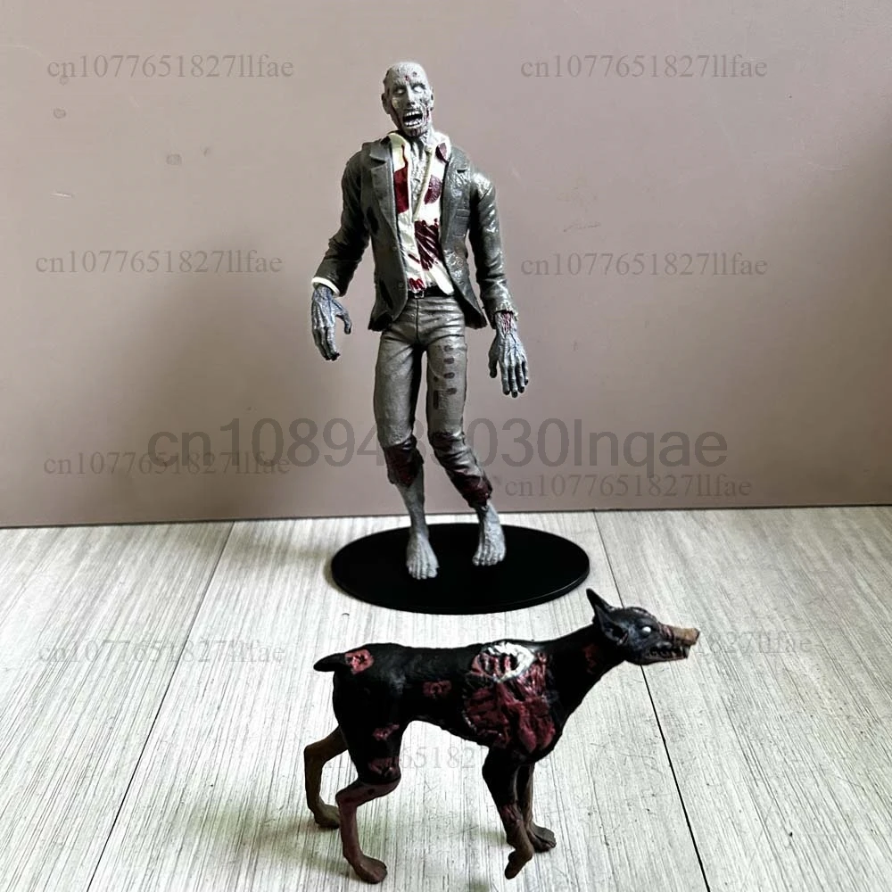 Redfield Hunk Zombie With Dog Licker And Walker Chris Redfield Biohazard Executioner Majini Action Figure Model Toys Room Decor
