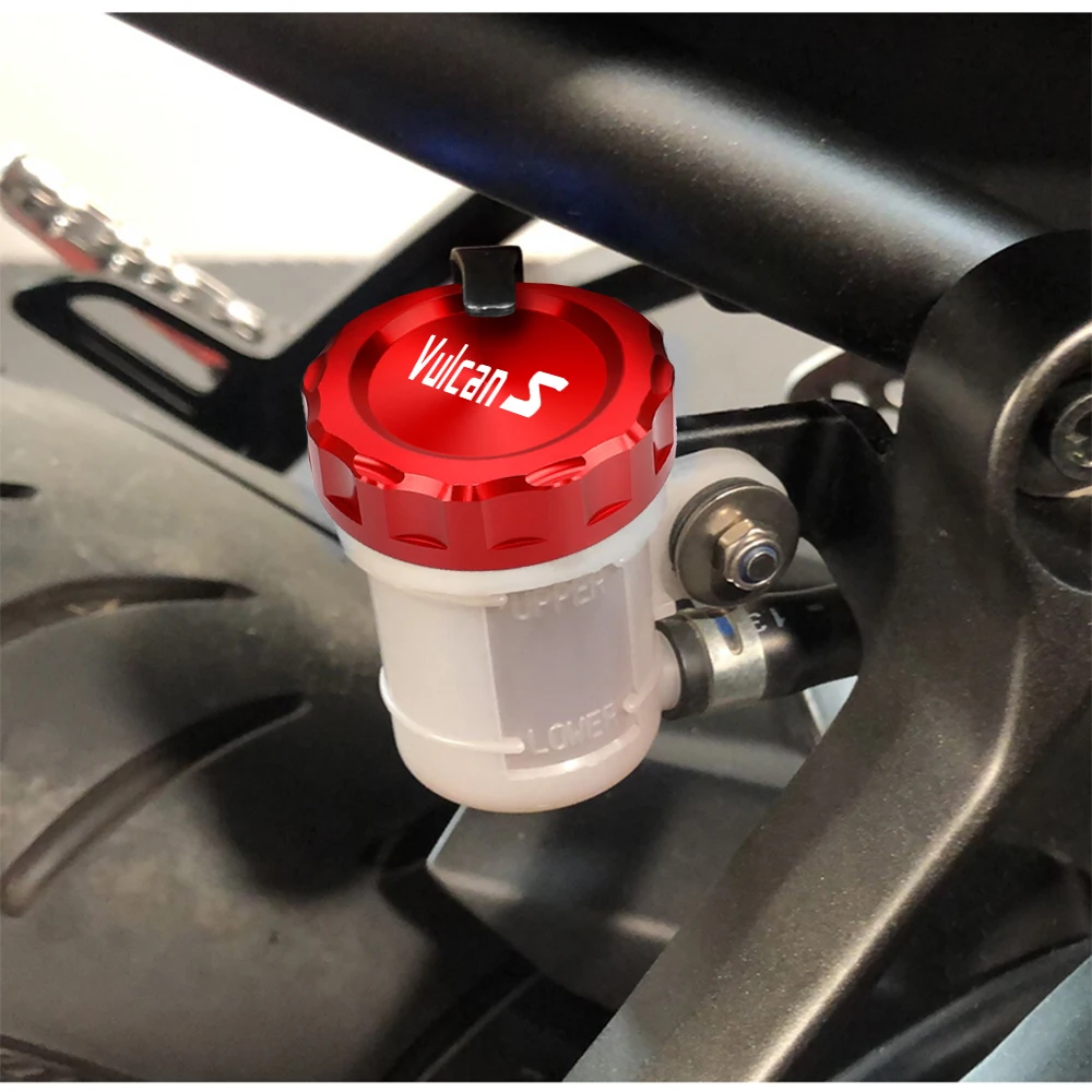 

For Kawasaki Vulcan S 650 ABS SE Cafe VN650S VulcanS Motorcycle Accessories Rear Brake Fluid Cylinder Master Reservoir Cover Cap