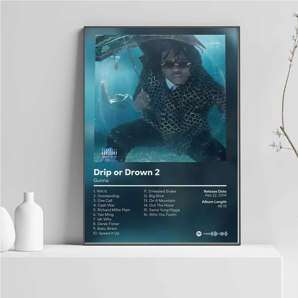 Gunna  Drip or Drown II  freshalbumart  Album art Aesthetic art  Picture wall