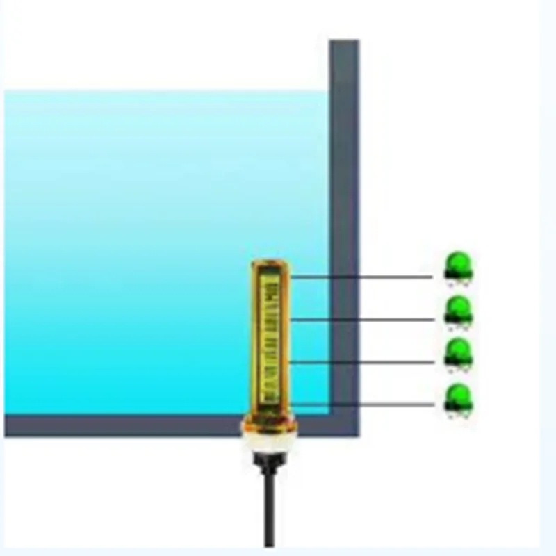 D2LS-A 5V DC Liquid Level Sensor Transmitter Multi Point Water Tank Position Detection Liquid Level converter 500mm 2.5XH