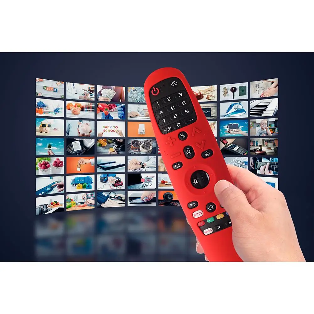 Silicone remote case Remote Control Soft Silicone Protective Cover non-slip Shockproof For LG Smart TV AN-MR650A600 20GA 19BA