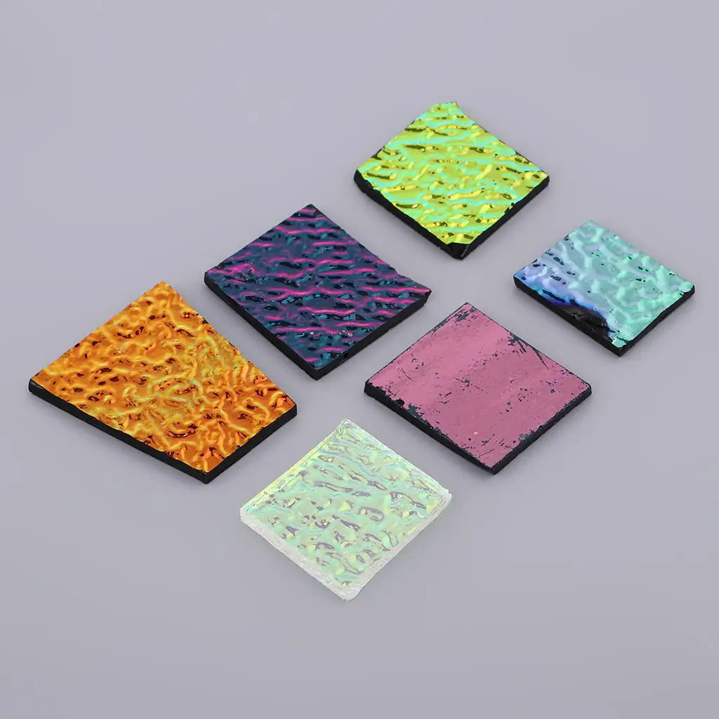 28g Fusible Glass Dichroic Glass Scraps coe90 1Oz Dichroic Film Fusing or DIY Jewelry Supplies Pendants Charms Making dichroic glass jewelry supplies