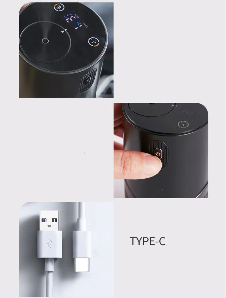 Waterless Aroma Diffuser Nebulizer Essential Oil Diffuser Mute Office Home Fragrance Air Freshener Electric Aromatic Diffuser 5
