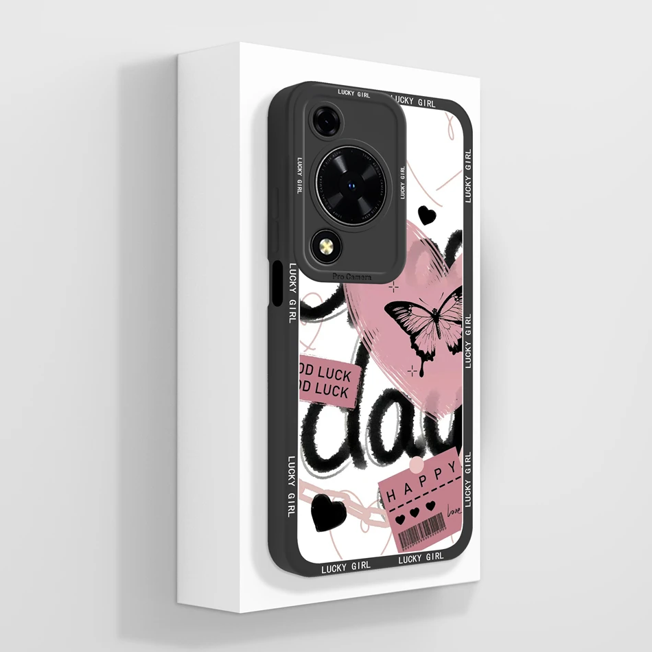 Cute Design Phone Case with Camera Protector, Soft Liquid Silicone Protective Bumper