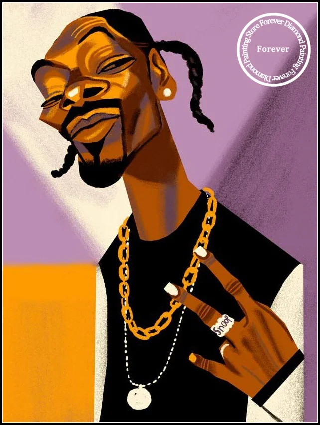 Snoop Dogg Singer Music Star Diamond Painting Gangsta Rap