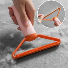 Double Side Pet Hair Remover Brush Portable Manual Lint Remover Fuzz Fabric Shaver for Woolen Coat Carpet Cleaning Tool
