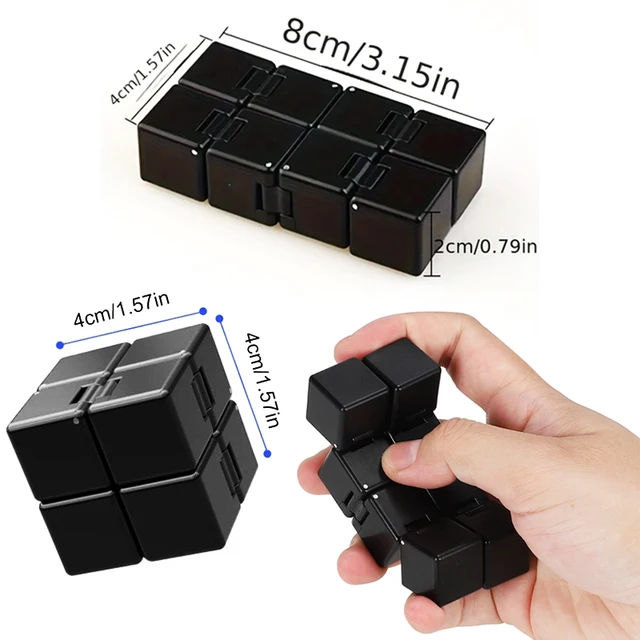 SENGSO Infinity Cube,Fidget Cube New Version Fidget Finger Toys  for Stress and Anxiety Relief/ADHD, Ultra Durable Sensory Gifts 6