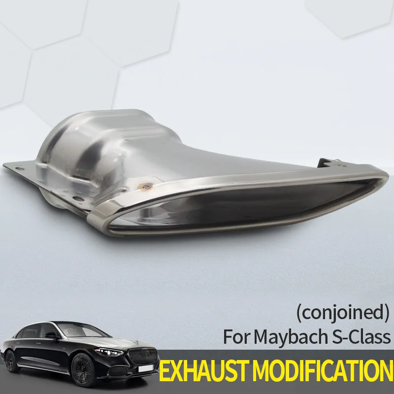 

Applicable to Mercedes Benz S-class W222S300 320 350 400 450 modified exhaust Maybach four outlet tail pipe