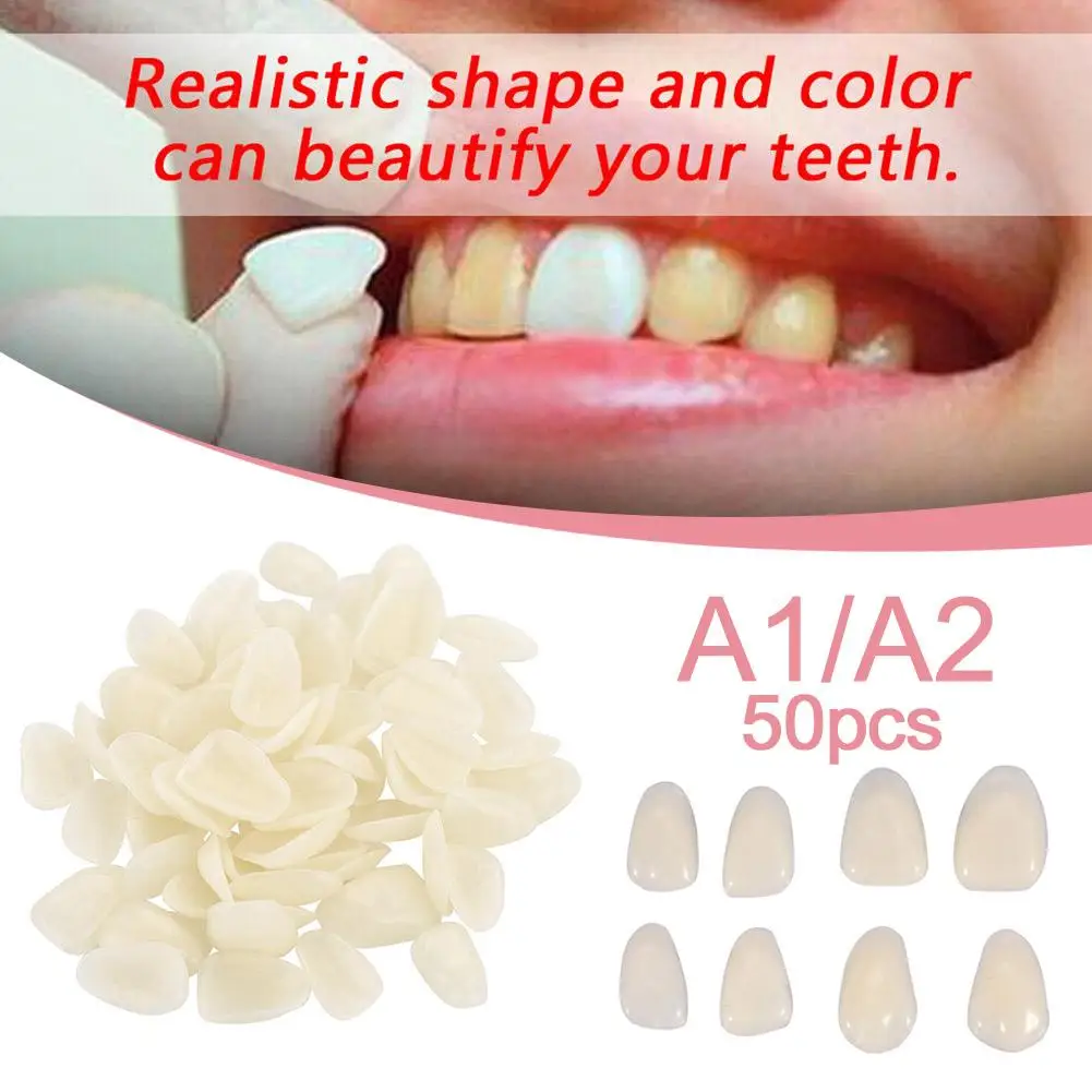 

Teeth Veneers Resin Temporary Crown Ultra Thin Dental Tooth Care Dentistry Repair Dentist Materials Oral False Whitening Se Q5O3