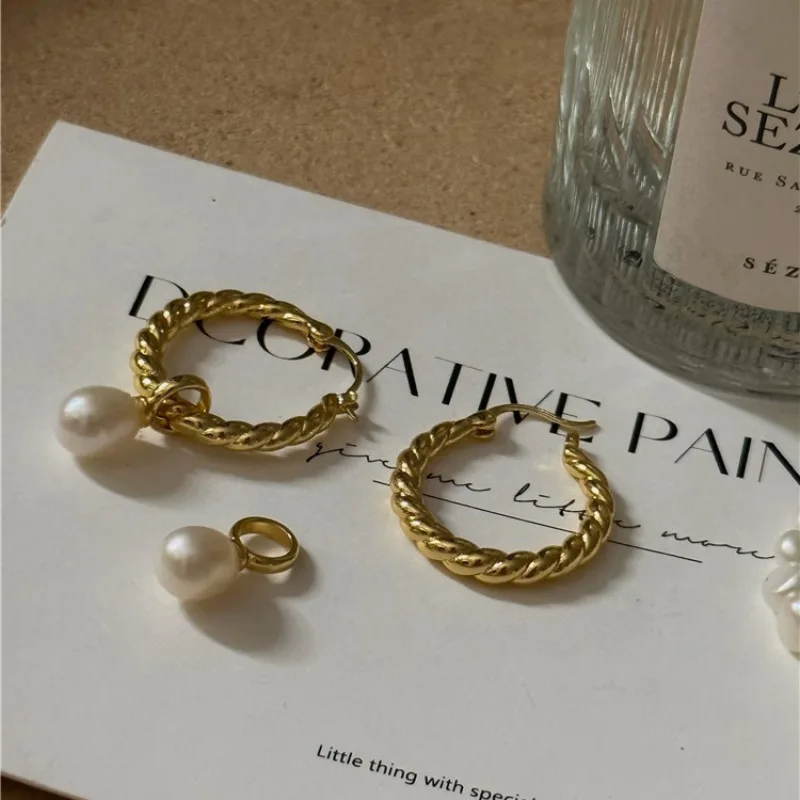 

Женские серьги-Клипсы из серебра 925 пробы, с жемчугом