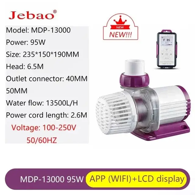 Jebao MDP シリーズ Wifi 制御付き新しい LCD ディスプレイ MDP