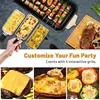 Pukomc Electric Smokeless Indoor Grill, Non-Stick Cooking Removable Plate, Portable Korean BBQ Grill with Removable Temperature 2