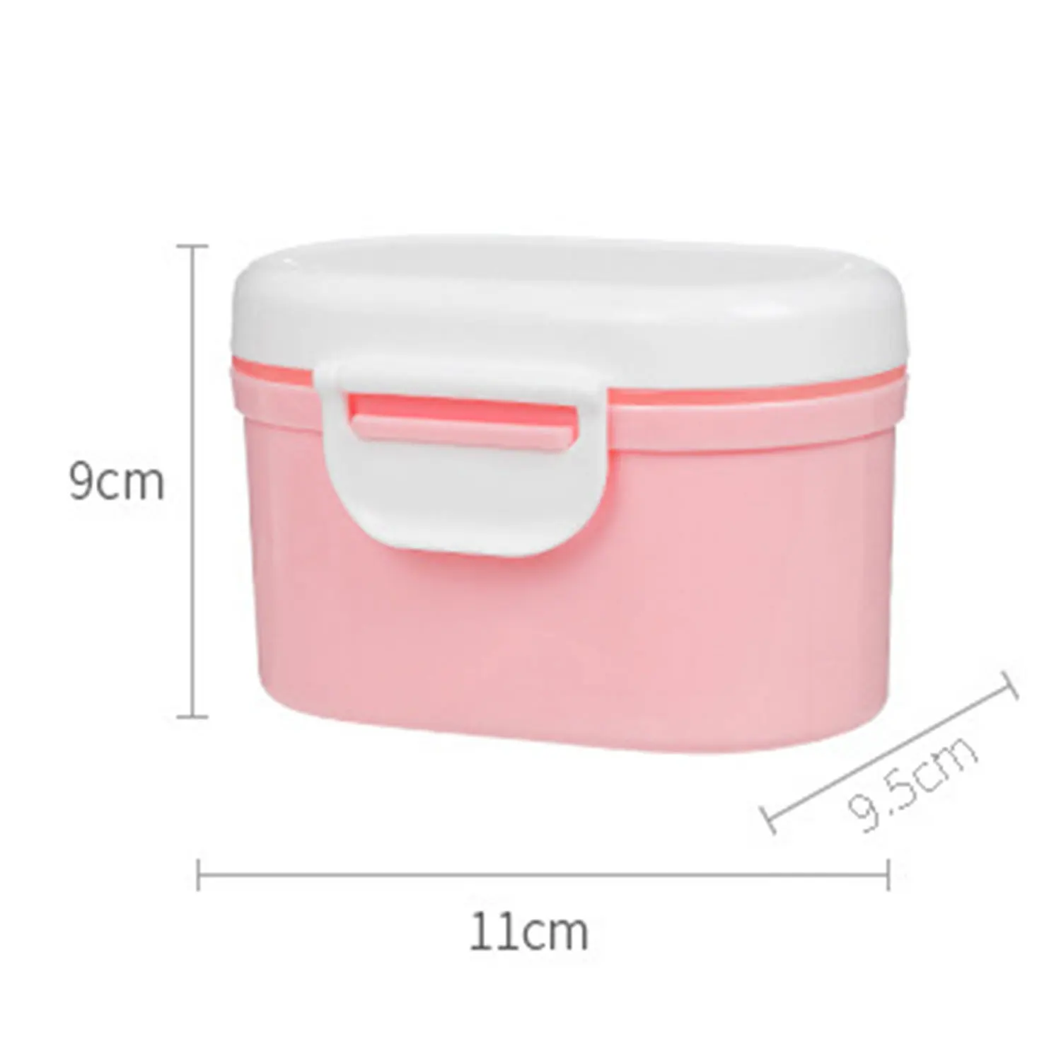 Multifunctional portable milk powder storage box infants and toddlers large capacity sealed milk powder cans children