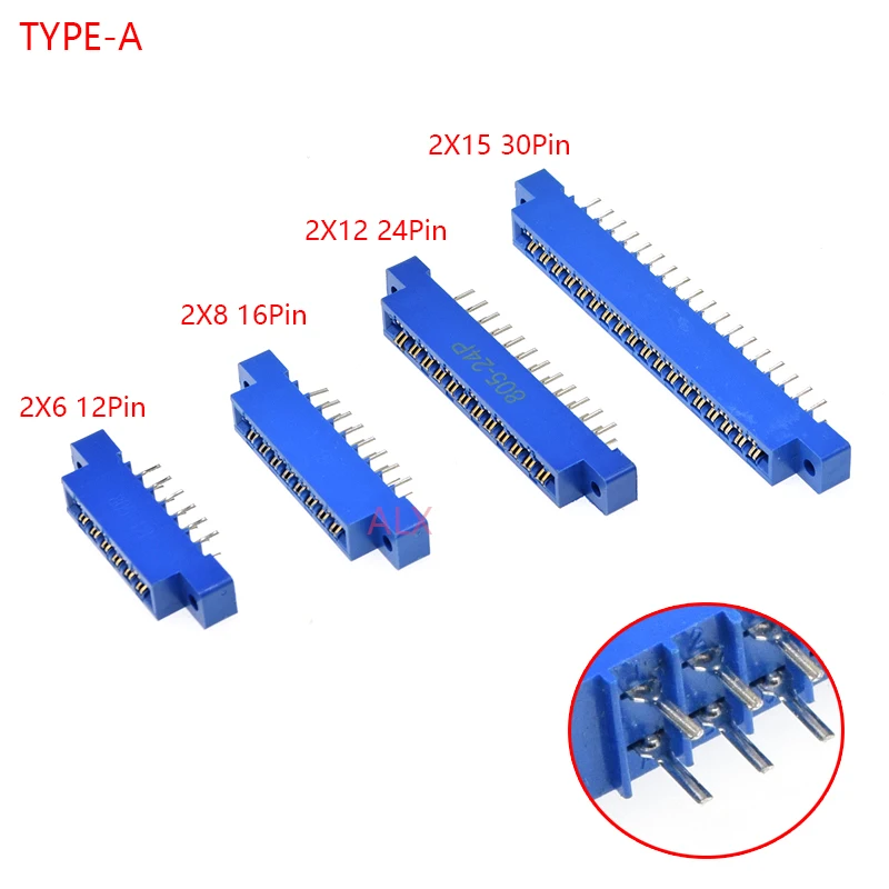 1/3PCS 805 Strip connector 3.96mm Pitch 12/16/20/24/30/36/44