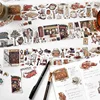 Travel Journey Memory Washi Masking Tape Coffee Shop City Street View Decorative Stickers Diy Label For Scrapbooking Diary Album 1