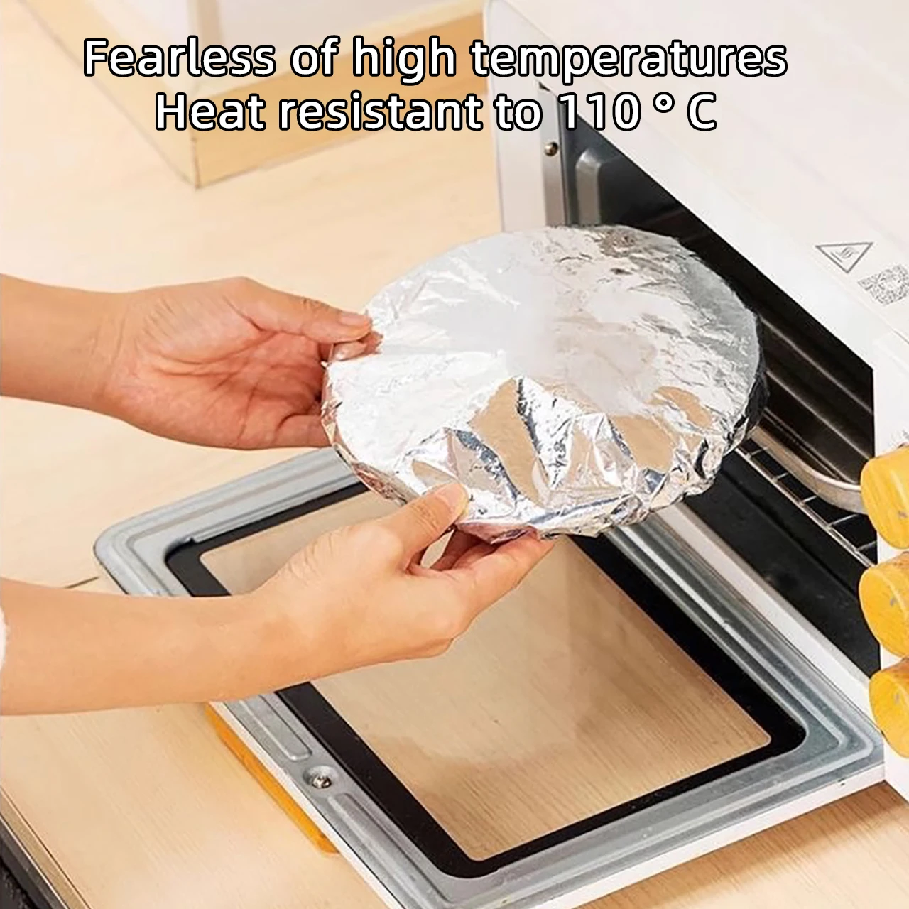 10pcs Insulated Heat Retaining Covers Winter Thermal Warming Food Film Reusable Food Storage Cap