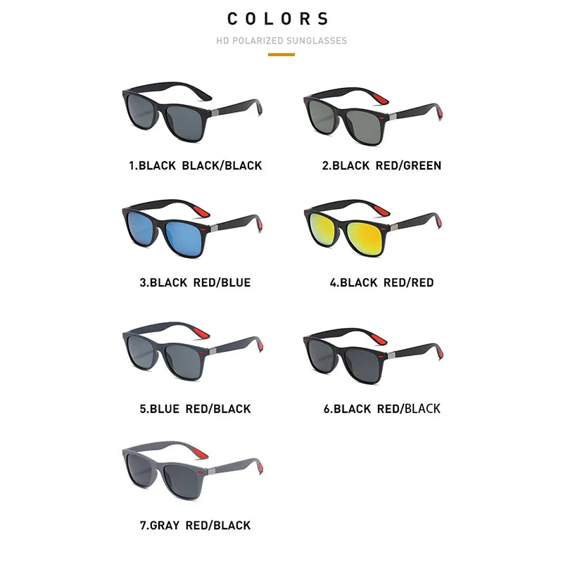 Night Vision Glasses PC Frame Polarized Sunglasses Men Outdoor Sport Sun Day...