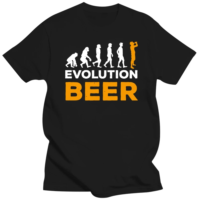 

Evolution Beer Funny Shirt For Beer Lover Vintage T Shirt New Fashion Summer Mens T-Shirt Hip Hop Euro Size S-3xl Designing