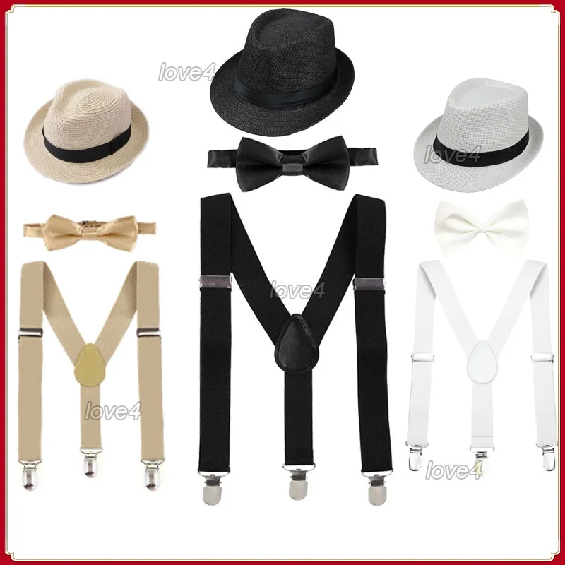 Baby & Kids Accessories Baby Boy Girls Cake Smash Photography Prop Hat Bowtie Suspenders Set Weddings Holidays Formal Events