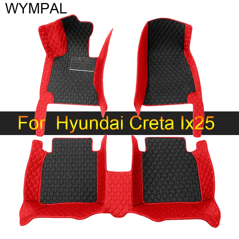 

Стильные автомобильные коврики на заказ для Hyundai Creta Ix25 2020-2023 года, автомобильные аксессуары, детали интерьера, карман