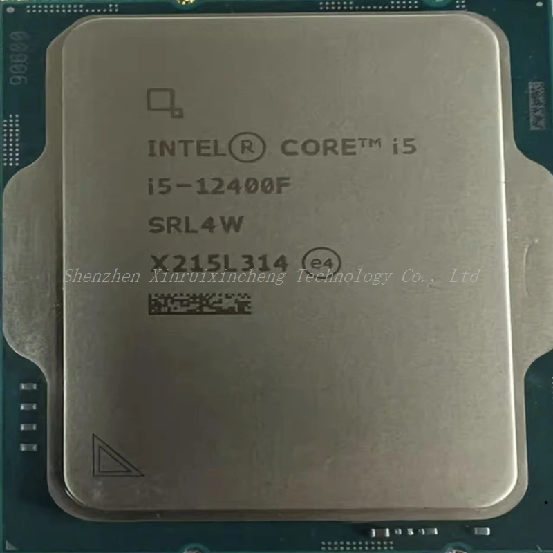 Core I5-12400F I5 12400F 2.5 Ghz 6-Core Processore Cpu A 12 Thread 10Nm L3 = 18M 65W Lga 1700