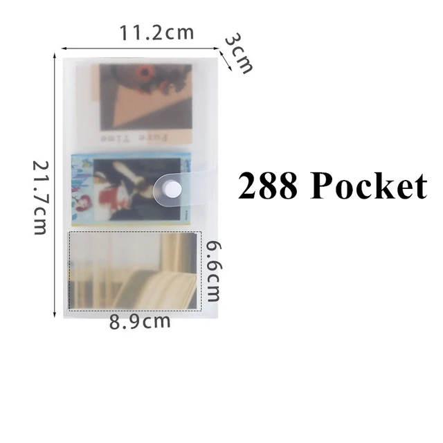 96 168 240 2 Pockets Photo Album Mini Instant Picture Case Storage For Xiaomi Zink Pocket Printer Paper 3 Inch Pocket Photo Pr Aliexpress