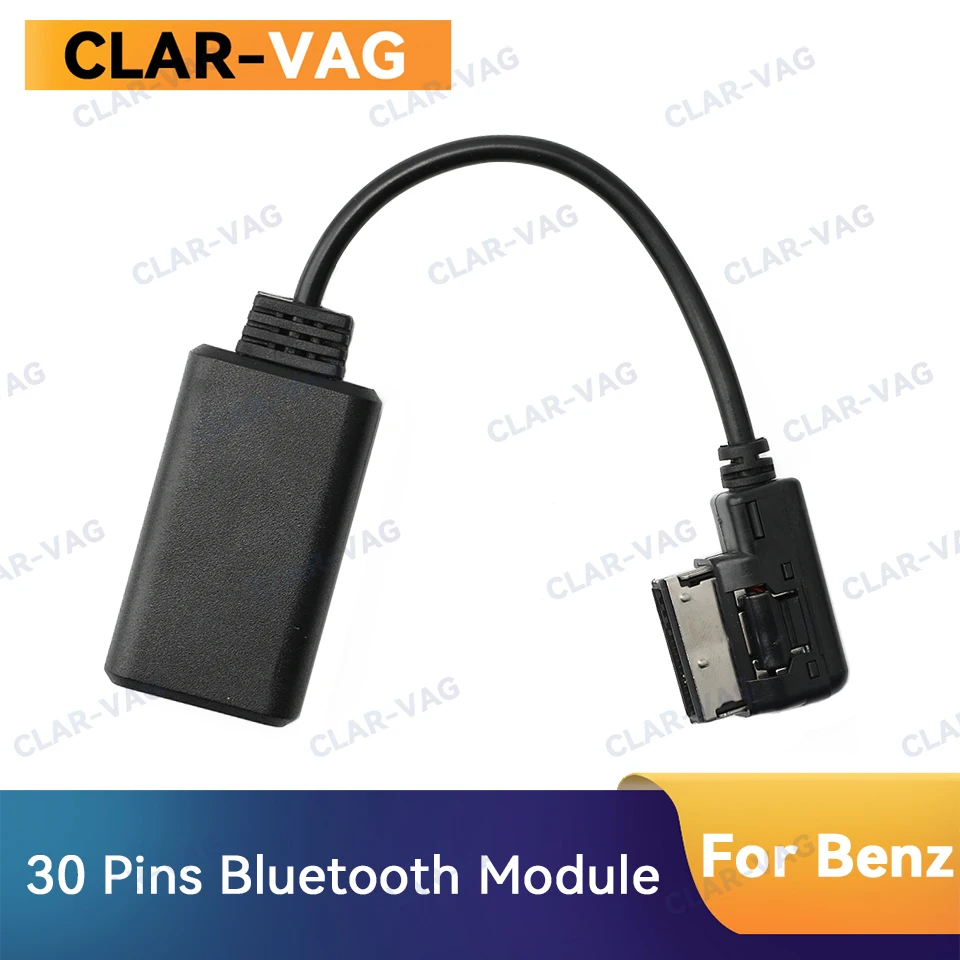 Автомобильный Bluetooth модуль Aux приемник кабель адаптер V5.0 BT MMI AMI  аудио Музыка Авто bluetooth кабель 30 контактов для Mercedes Benz |  AliExpress