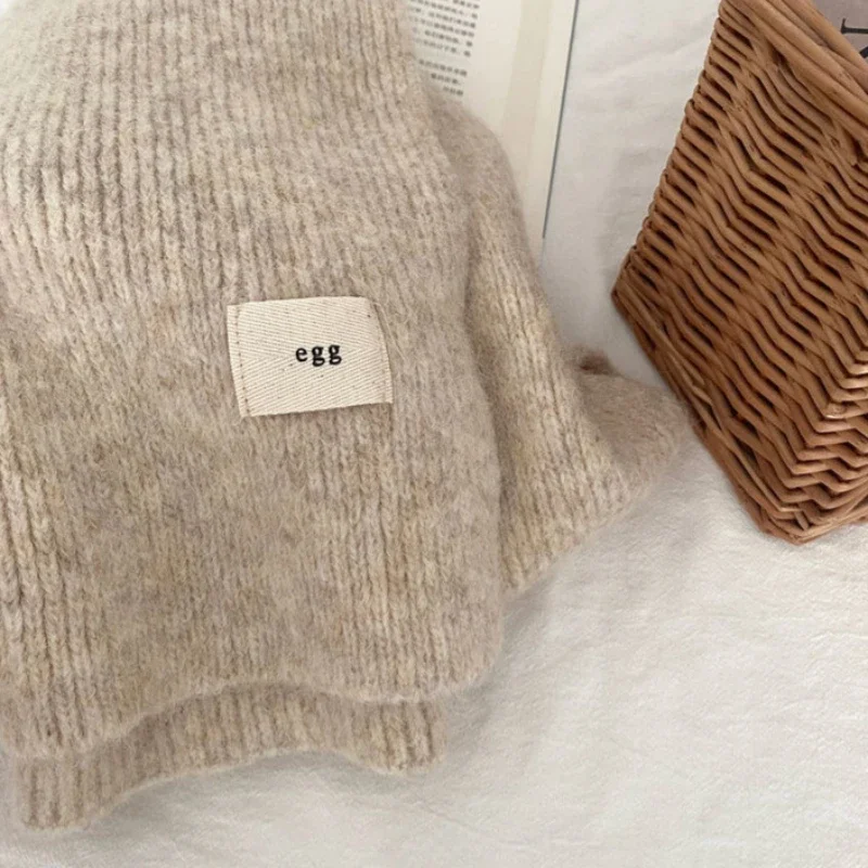 Thicken Cashmere Knitted Scarf for Women Luxury Winter Warmer Soft Pashmia Shawl Wrap