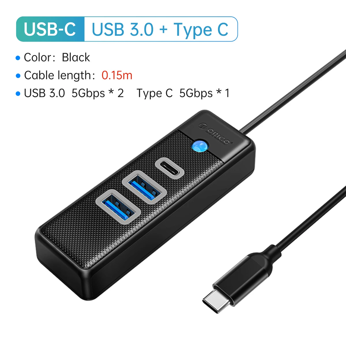 USB 3.0 C 15cm USB C