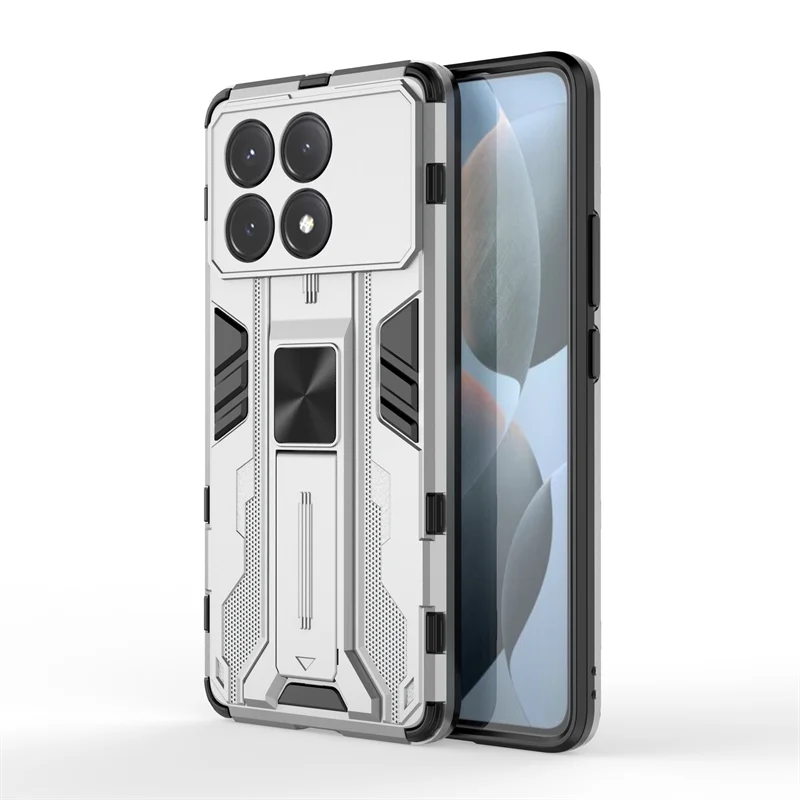 Shockproof Camera Lens Armor Phone Case with Magnetic Holder - Enhanced Protection