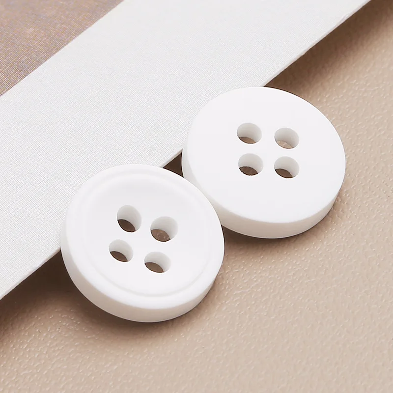 Resin Sewing Button Flat Sewn Button Black And White Suit - Temu