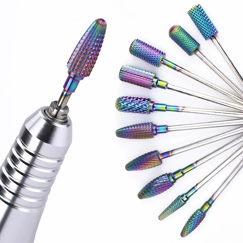 Carbide Tungsten Nail Bits Milling Cutter Burrs Electric Nail Drill Bit Pedicure  Cuticle Clean Tools For Manicure Buffers Drill — view 2