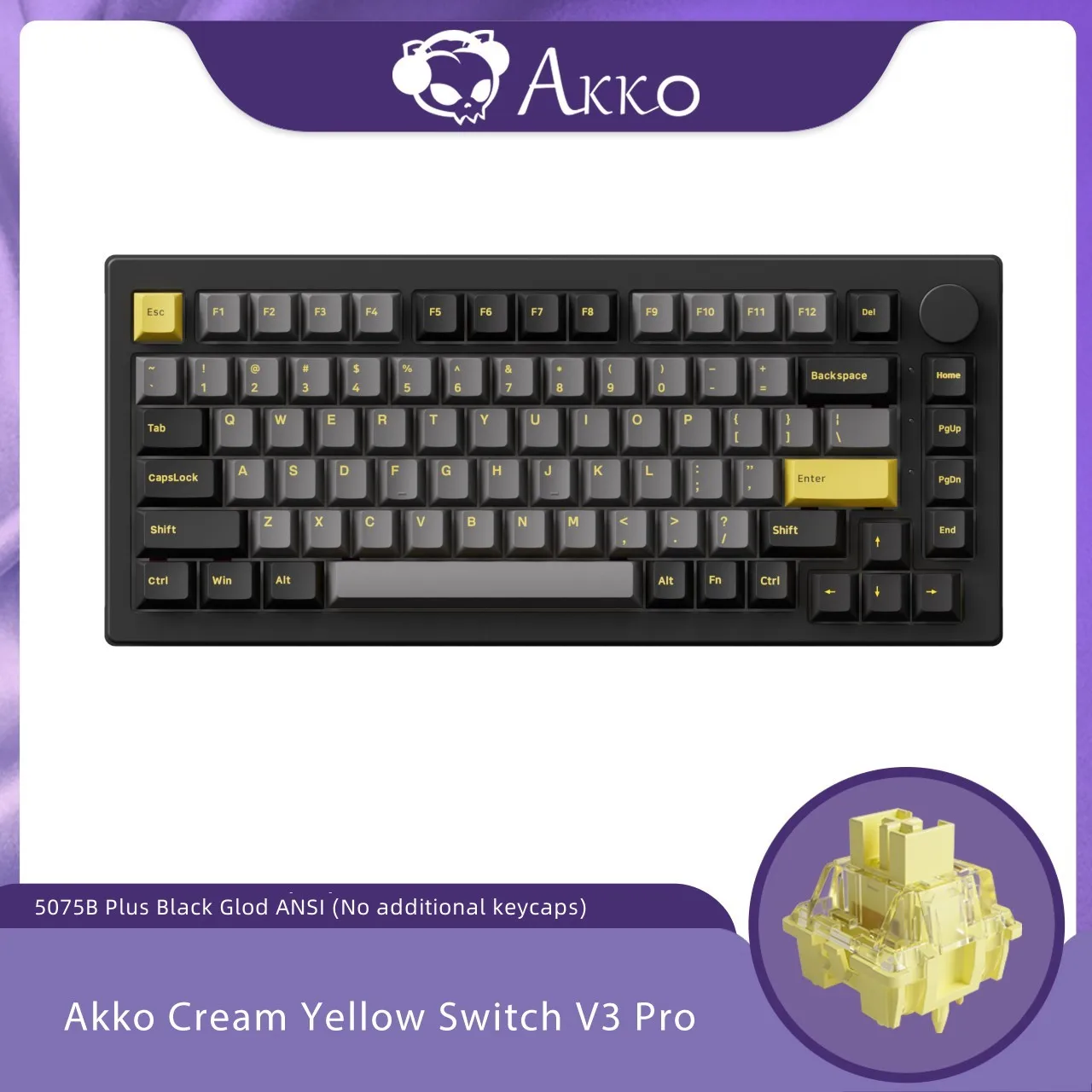 Akko-メカニカルゲーミングキーボード75%,メカニカルキーボード